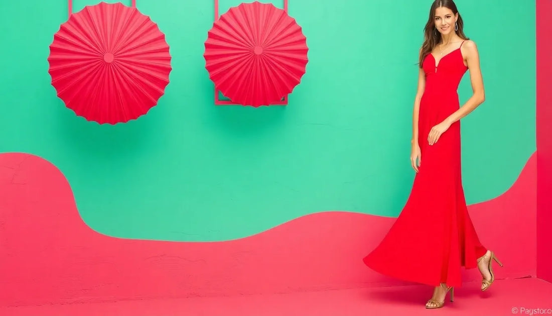 Lucky Colors Ignite Womens Clothing Red Dress Trends