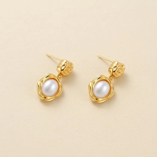 Golden Bloom Pearl Drops
