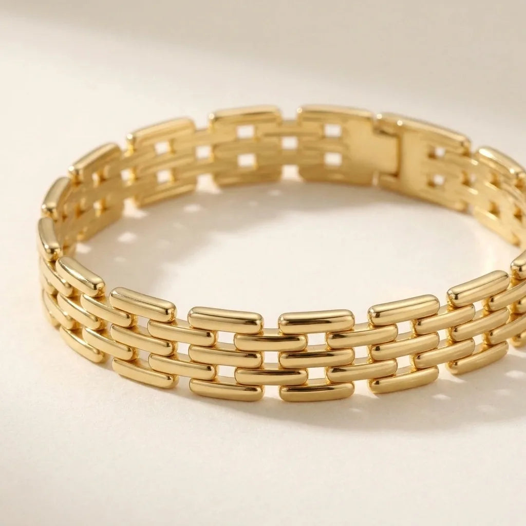 Grid Link Bracelet