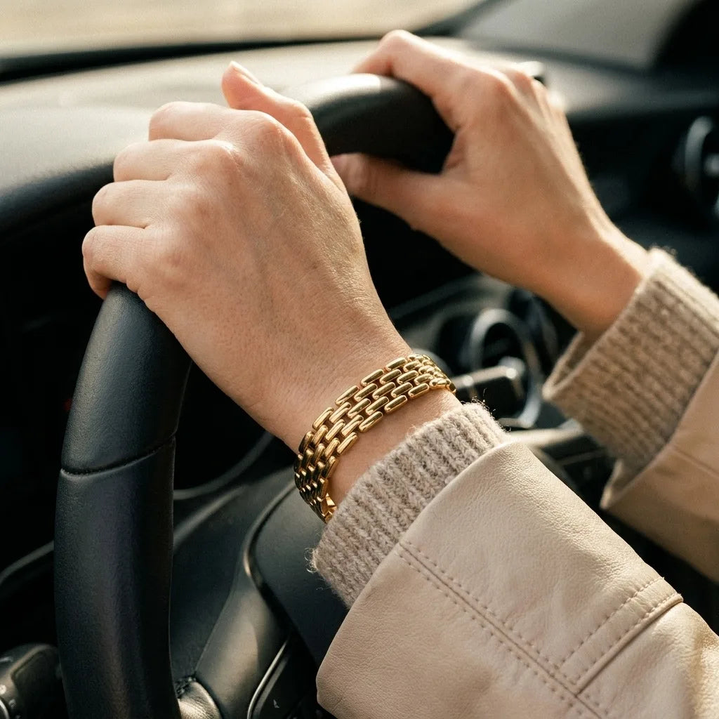 Grid Link Bracelet