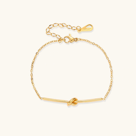 Twisted Knot Bar Bracelet