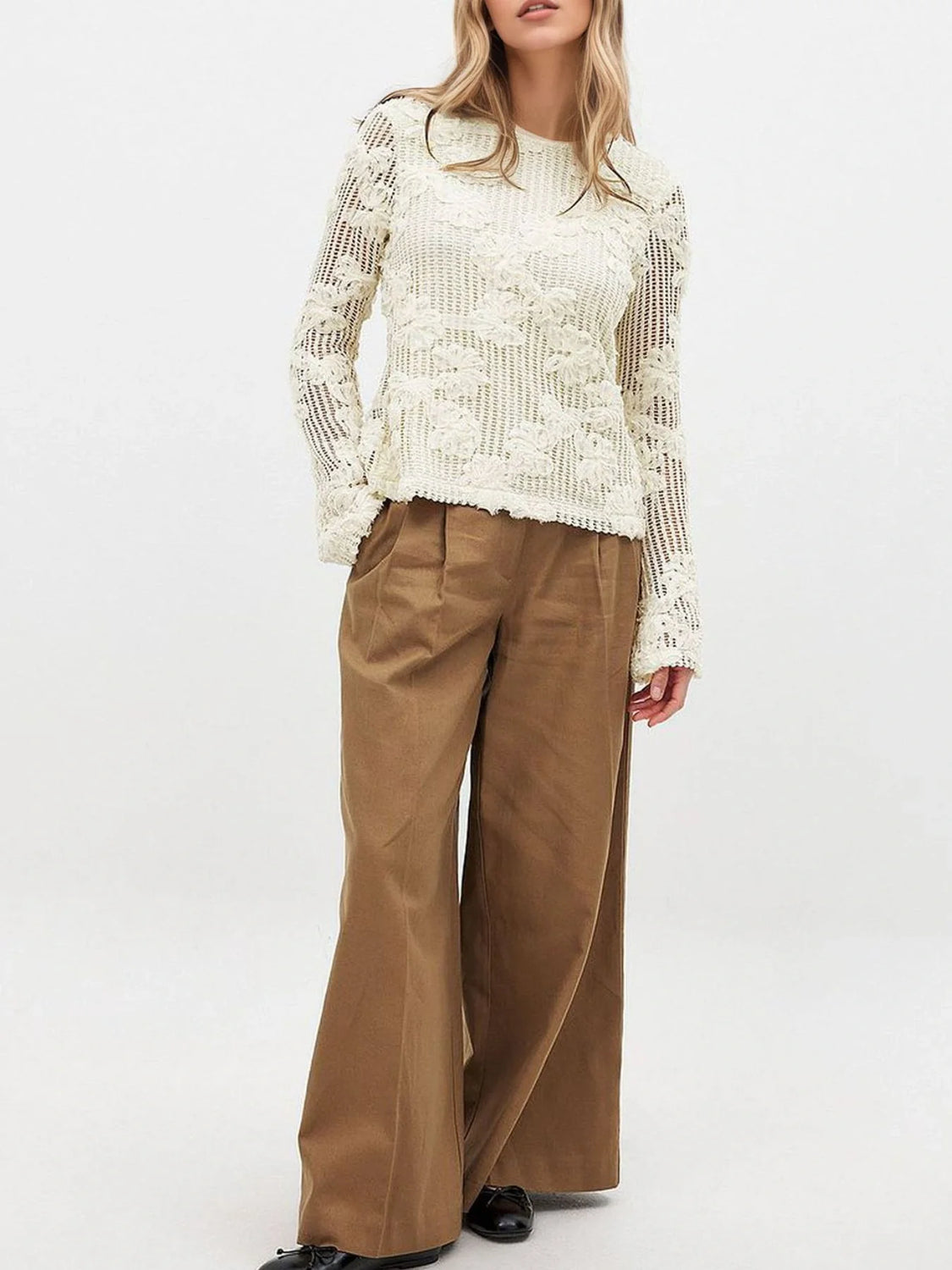 Beautiful Lace Tied Backless Blouses