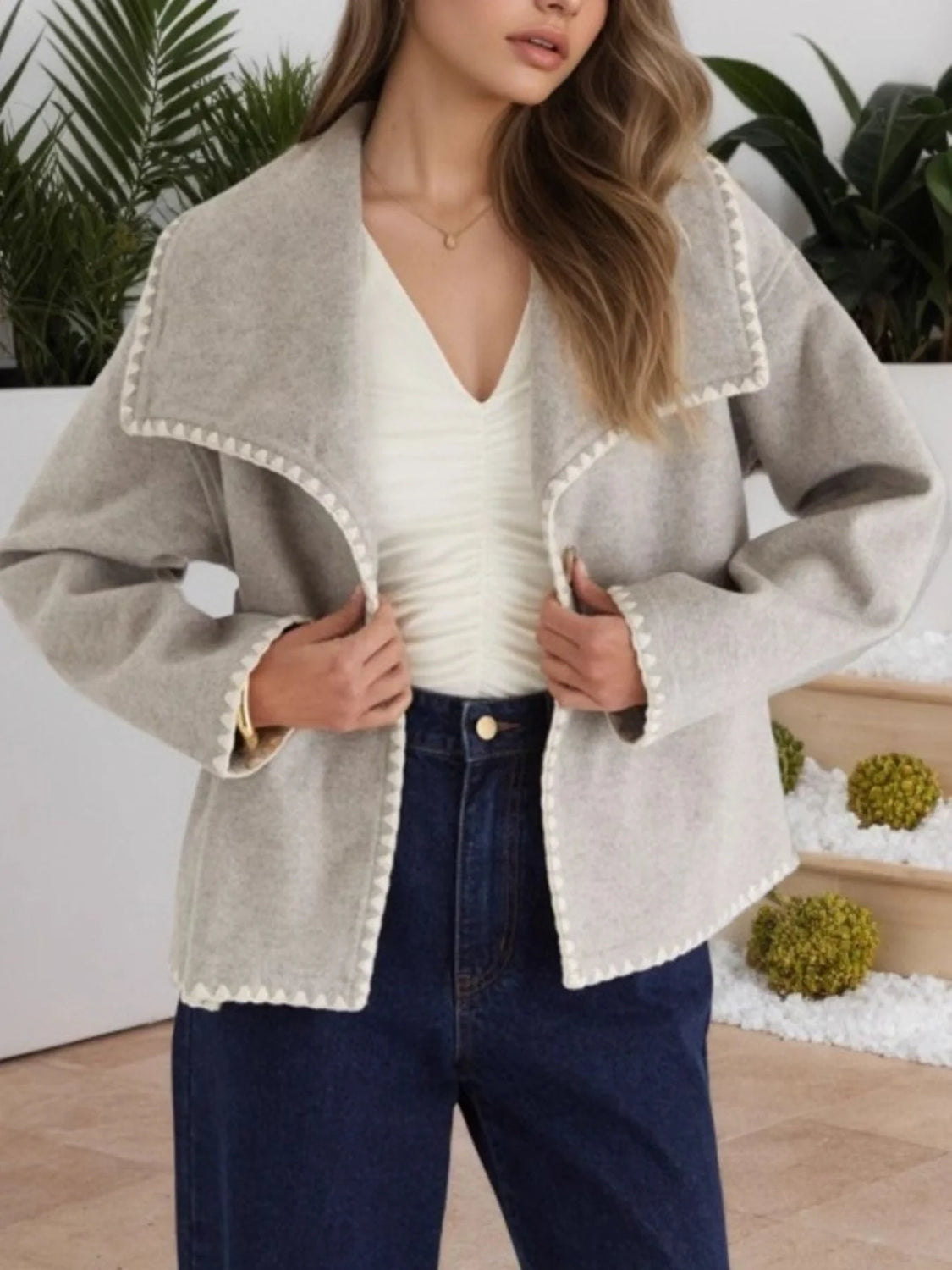 Comfortable Basic Style Jacket
