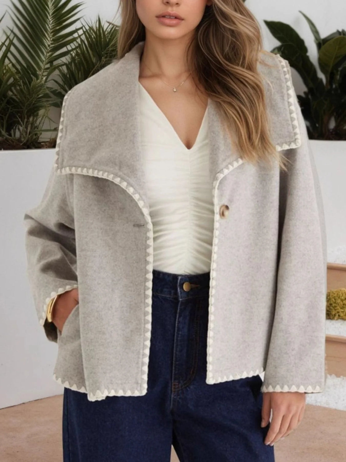 Comfortable Basic Style Jacket