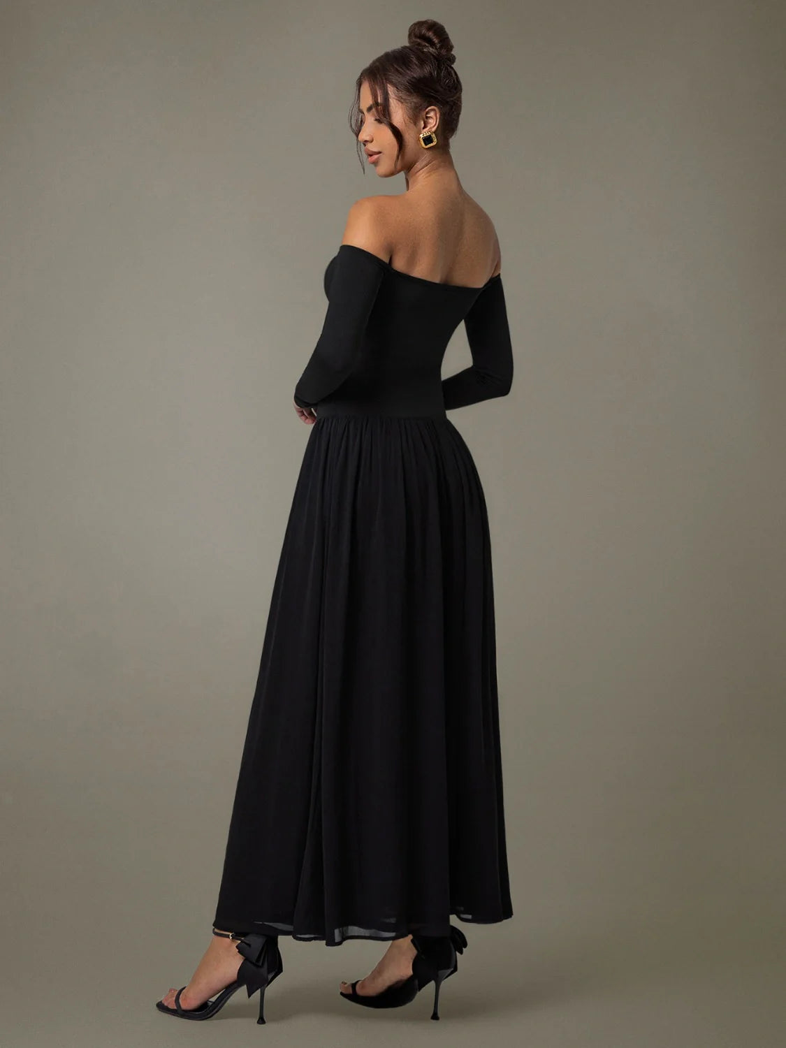 Elegant Black Bodycon Dress