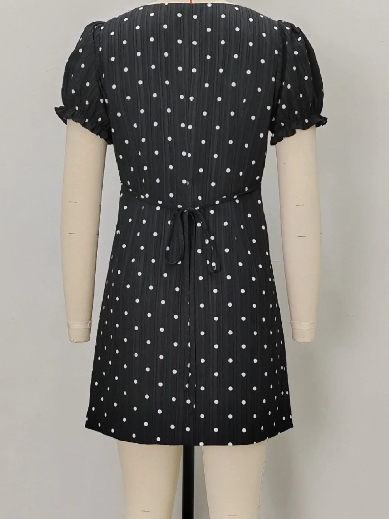 Soft Stretch Polkadot Dress