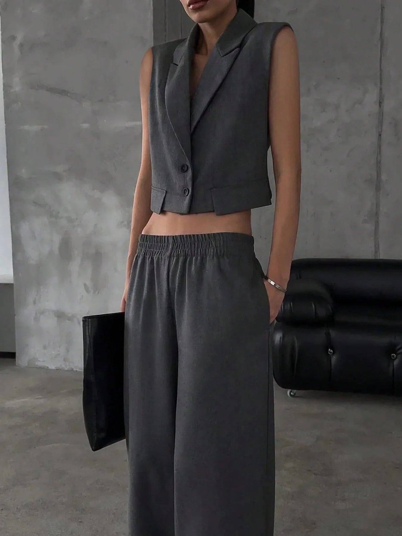 Stylish Dark Gray Set
