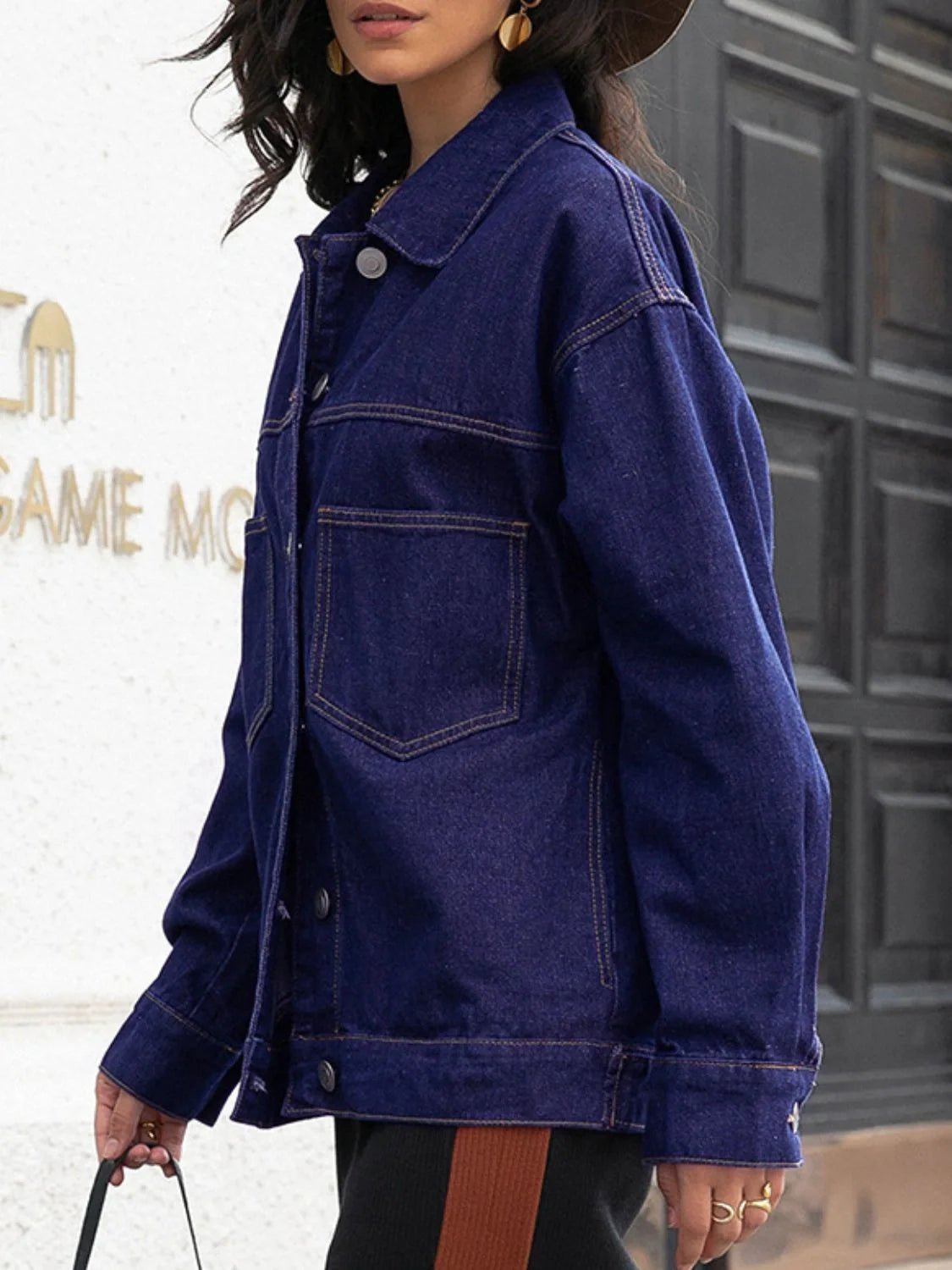 Timeless Buttoned Denim Jacket